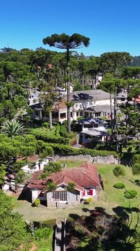 Winter Travel In Sao Paulo Brazil. Mantiqueira Mountain Range. Winter  Destination. Brazilian Switzerland. Winter Travel In Campos Do Jordao In Sao Paulo Brazil. Travel Vacation.