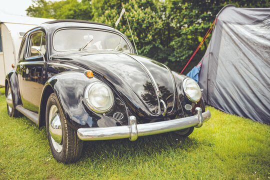 Front eines alten VW K&auml;fer, Remagen, Deutschland, 16.05.2026