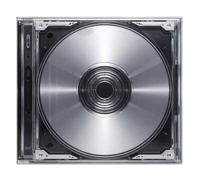 PNG Minimalist CD case design.