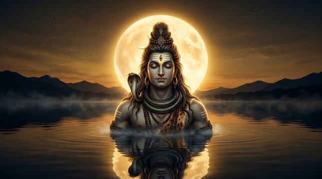 Lord Shiva Maha Shivratri, Om Bholenath artwork, sawan festival India, divine vibes, business card template, background, vector, design, art, illustration