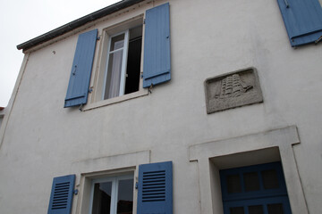 Obraz premium house in norimoutier in vendée in france 