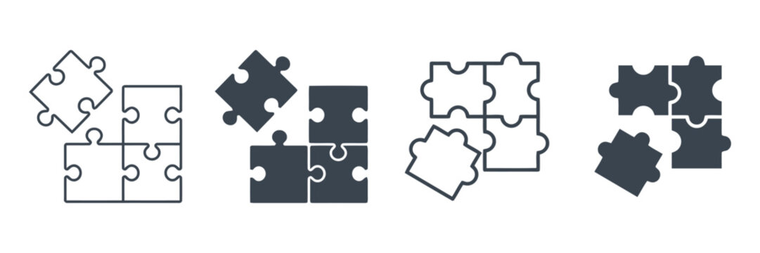 Puzzle pieces coming together to form a complete picture