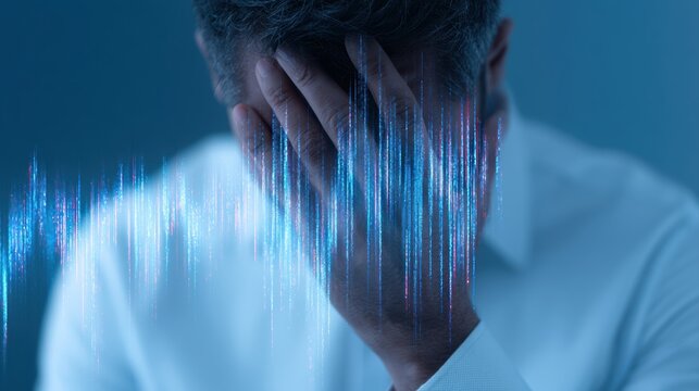 investment euphoria turning into panic, split screen stock chart, finance psychology concept