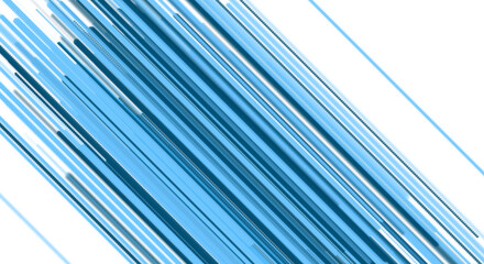 Fototapeta premium Abstract Blue Diagonal Speed Lines Background with Modern Dynamic Motion Effect