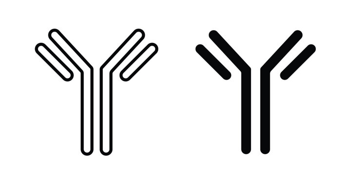 Antibody icon. Symbols for websites