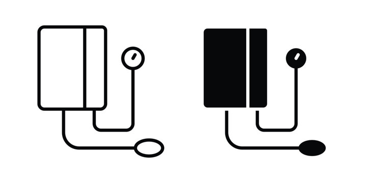 Blood pressure meter icon