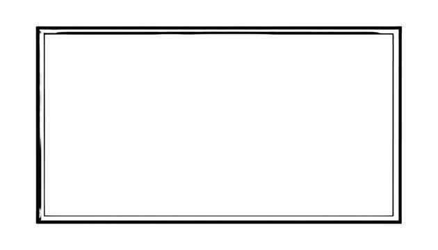 A simple, clean rectangular frame or border graphic with a subtle gradient on a plain white background.