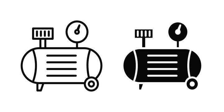 Compressor icon. Symbols for websites
