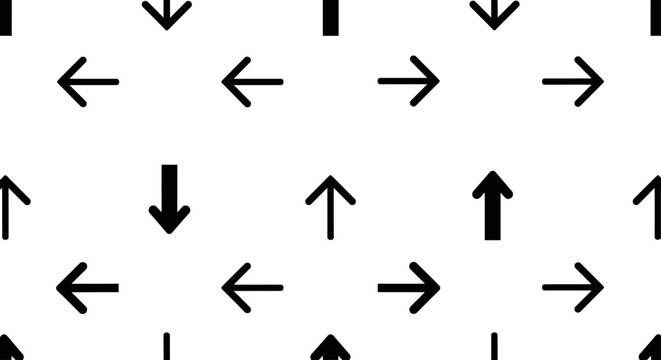 Minimal Arrow Seamless Pattern Design