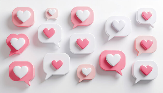 Social Media Love Reactions