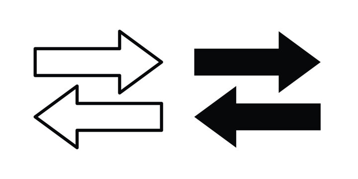 Transfer arrows icon