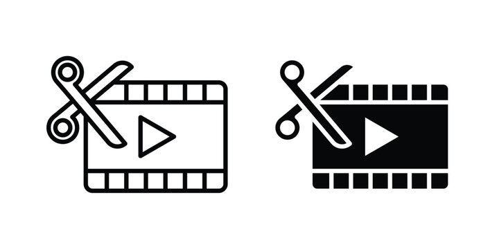 Video editing icon