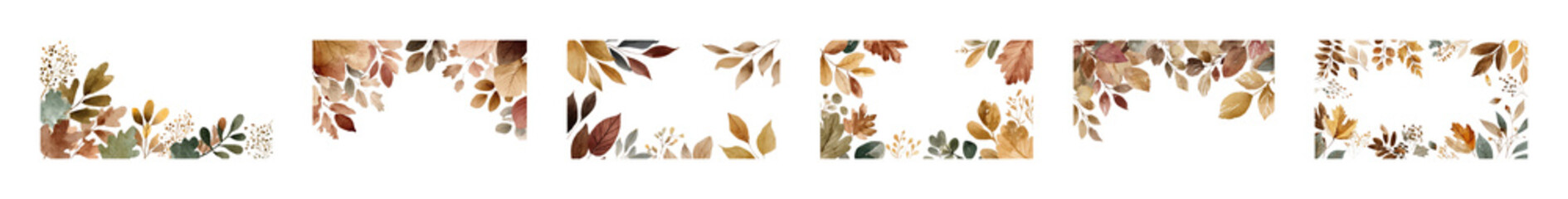 Fototapeta premium PNG Floral autumn alphabet letters on transparent background