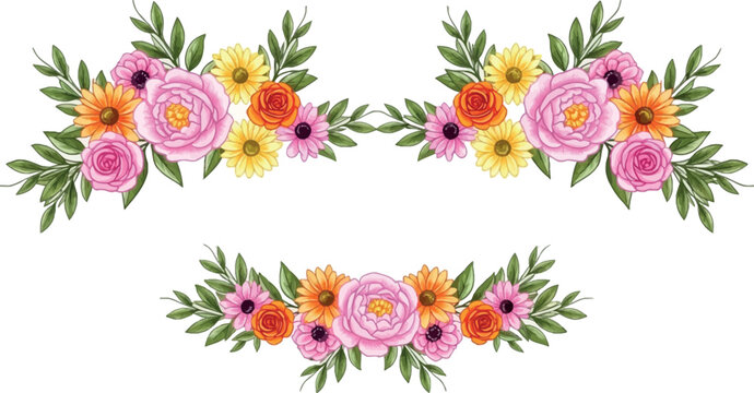 colorful spring flowers