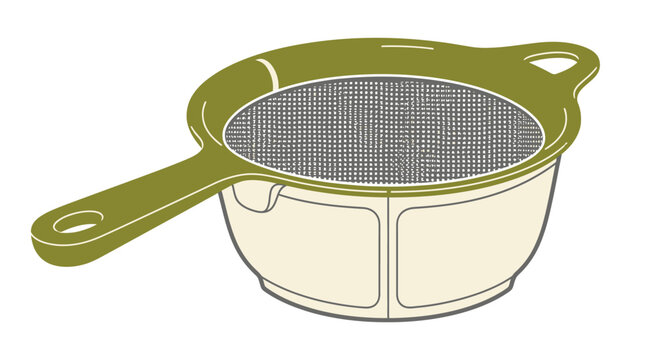 Colander Vector Illustration
