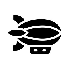 zeppelin solid icon illustration vector graphic.eps © andre