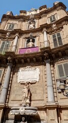 Fototapeta premium centre ville et monuments de Palerme en Sicile