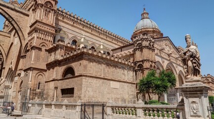 Obraz premium Cathédrale de Palerme, Palerme, Sicile, Italie