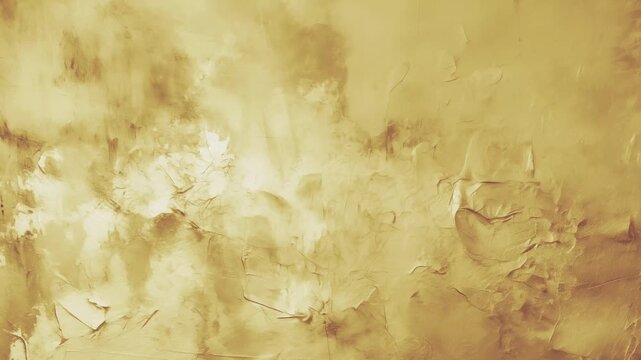 Animation of a moving wall made of gold or bronze with a rough metal casting texture featuring scuffs, roughness, and uneven casting. Gold background. Bronze background.