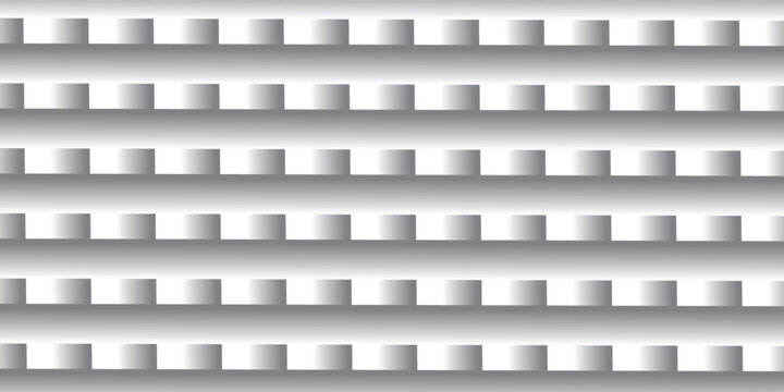 Abstract Metallic Pattern With Repeated Rounded Rectangles and Highlighted Path Line in Design Interface