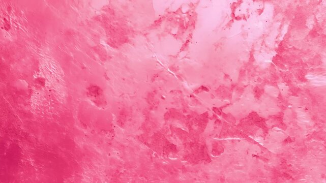 Animation of a moving wall made of rose gold or pink metal with a rough cast metal texture with scuffs, roughness, and unevenness. Gold background. Pink background.