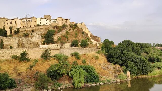 View from the Mirador del Tajo, Toledo, Castilla-La Mancha, Spain.