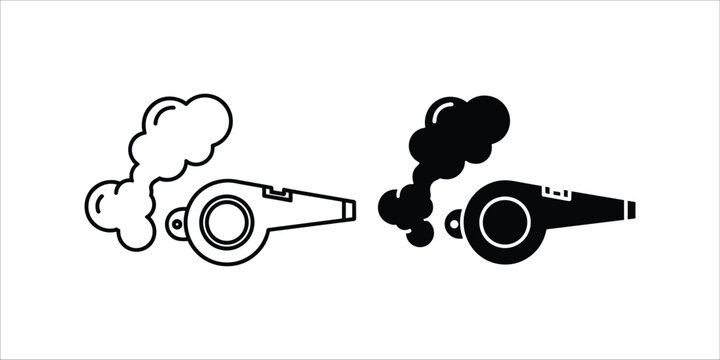Black and white cannons emitting smoke black cannon