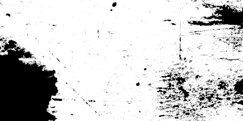Obraz premium Distressed white grunge texture background with scratched black particles weathered, abstract wall backdrop for vintage overlay graphic design elements rough dirty wood plank texture effect.