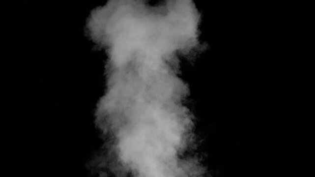 smoke , vapor , fog - realistic smoke cloud best for using in composition, 4k, use screen mode for blending, ice smoke cloud, fire smoke, ascending vapor steam over black background - floating fog