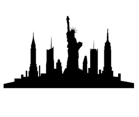 Obraz premium london skyline silhouette