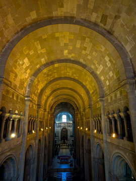 Ornate Cathedral Ceilings in Portugal
