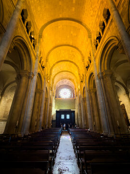 Ornate Cathedral Ceilings in Portugal