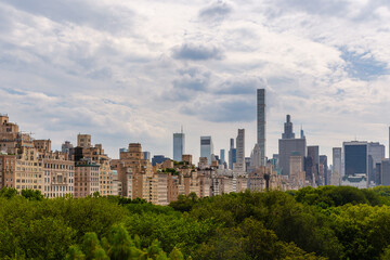 Obraz premium New York City Skyline View from Metropolitan Museum Rooftop