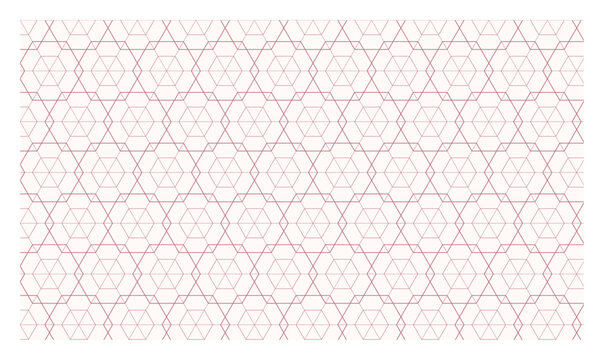 Geometric guilloche pattern background, security watermark texture for certificates and currency, pink line art repeating ornament eps