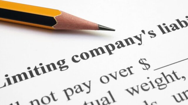 Limiting company liability dolly shot