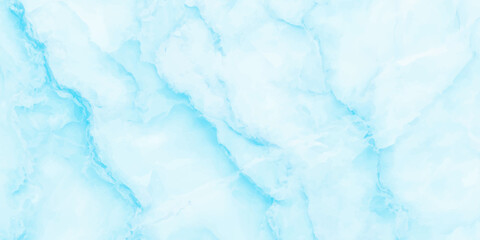 Naklejka premium Light blue marble texture background with natural stone veins, a light blue marble texture with elegant natural veins. Perfect for luxurious backdrop designs, wallpapers, digital art, banner templates