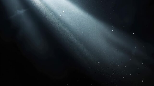 Volumetric light rays with dust particles floating