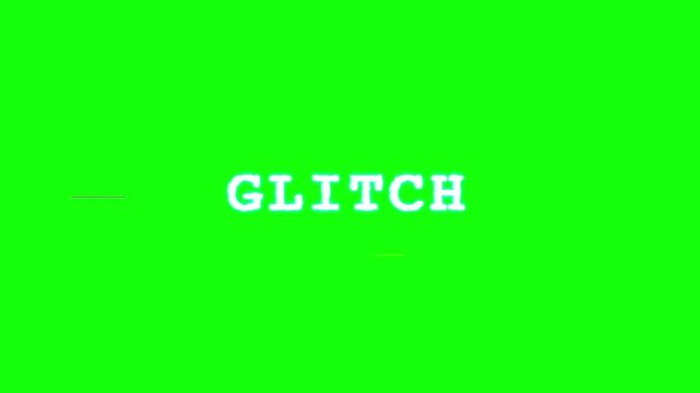 A digital error glitch appears on a screen displaying a vibrant green background with white text.