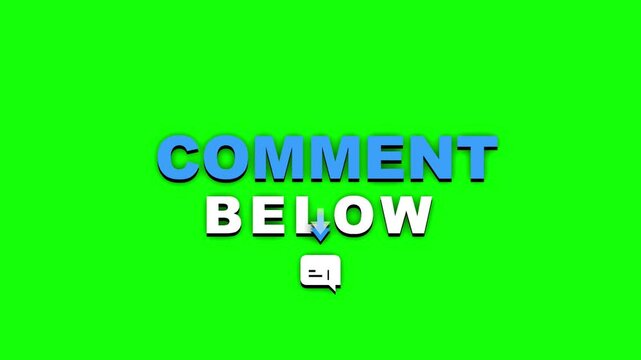 A person interacts with a speech bubble on a green background online