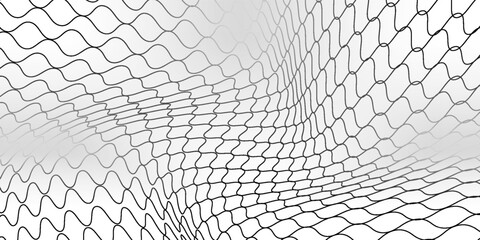 Mesh texture for fishing nets. Seamless pattern for sportswear or soccer goal, volleyball net, basketball hoop © Alfi