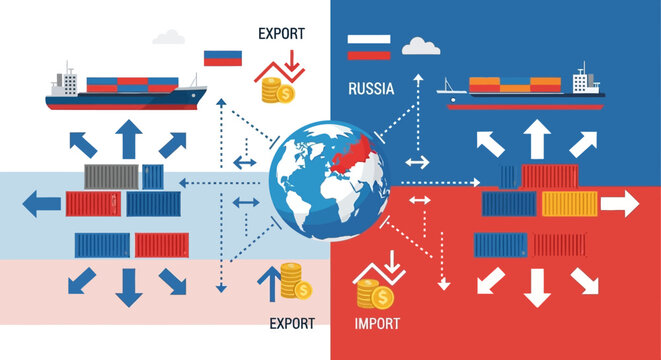 Global Trade & Russia Logistics: Export, Import, Shipping, and Economy