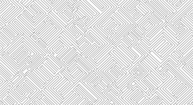 Abstract Maze Pattern - Geometric Labyrinth Background