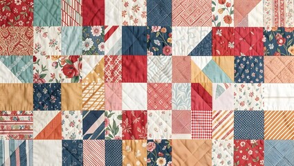 Fototapeta premium Patchwork quilt pattern