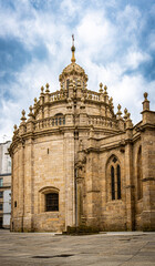 Fototapeta premium Facade detail of Lugo Cathedral in Galicia, Spain 