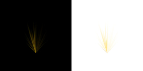 Stylized Yellow Explosion Graphic and Glowing Light Burst Icon Set for Motion Design and Visual Effects © SimpleDesignStudio
