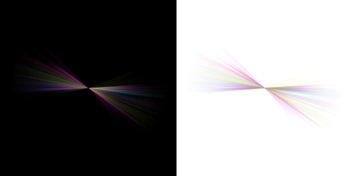 Abstract Colorful Light Rays Butterfly Shape Digital Art Background for Modern Technology and Futuristic Design Concepts