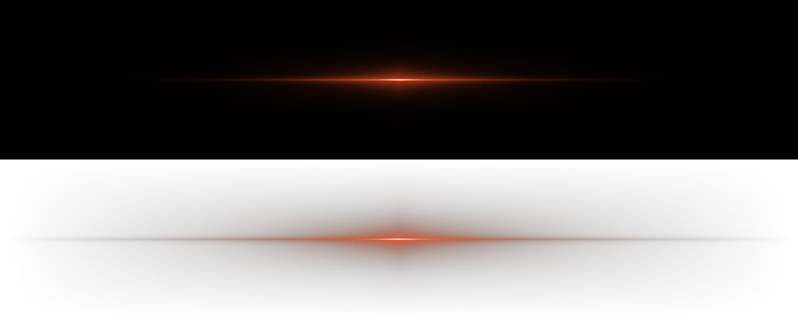 Cinematic Anamorphic Lens Flare with Glowing Orange Horizontal Light Streaks for Sci-Fi Backgrounds