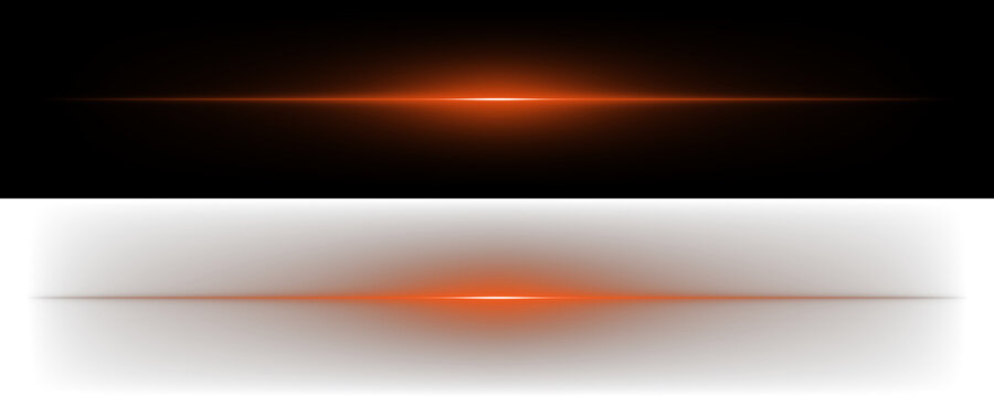 Abstract Orange Light Streaks Background with Glowing Horizontal Lines for Futuristic Digital Design Projects