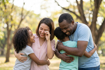 Fototapeta premium Natural smiles and emotions. People. friendliness