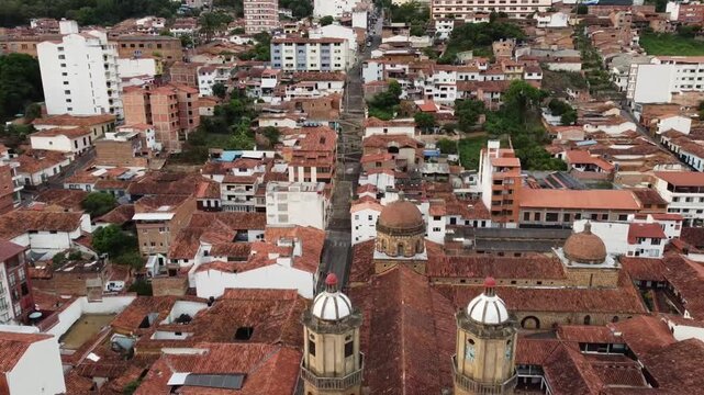 San Gil, Santander - Colombia. April 29, 2026. Small Andean city in the north of the country, on the banks of the Fonce River